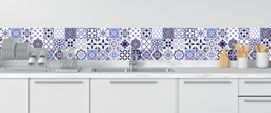 Vinilos adhesivos para cocinas, azulejos con diseño para cocinas modernas