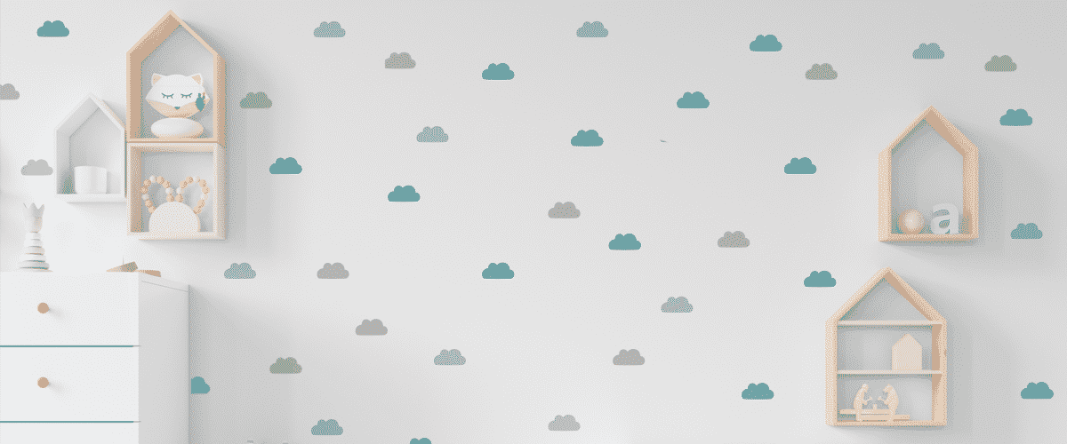 Decoración de habitaciones con vinilos estilo nórdico