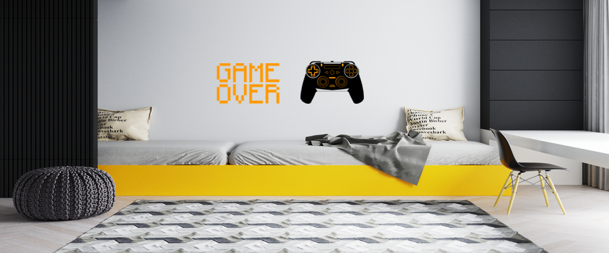 Decoración para habitaciones juveniles, con vinilos adhesivos