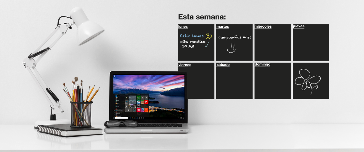 Decoración y organización para espacios de trabajo en casa Arkanta