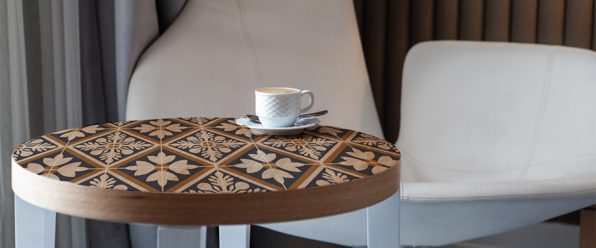 Decoración de mesas con vinilo adhesivo, arkanta Diseño