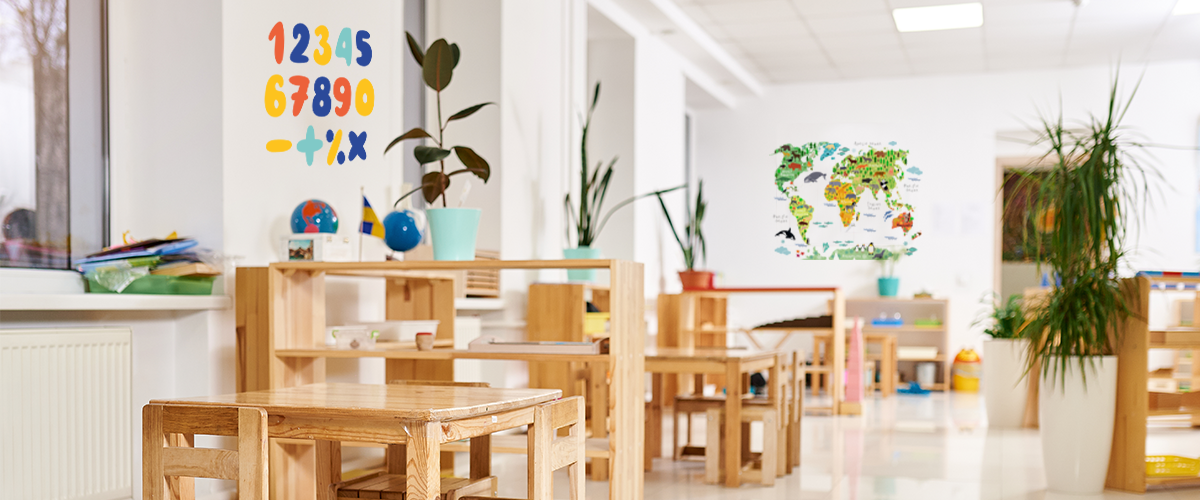 Arkanta decoracion en vinilos formas didácticas para decorar jardines infantiles