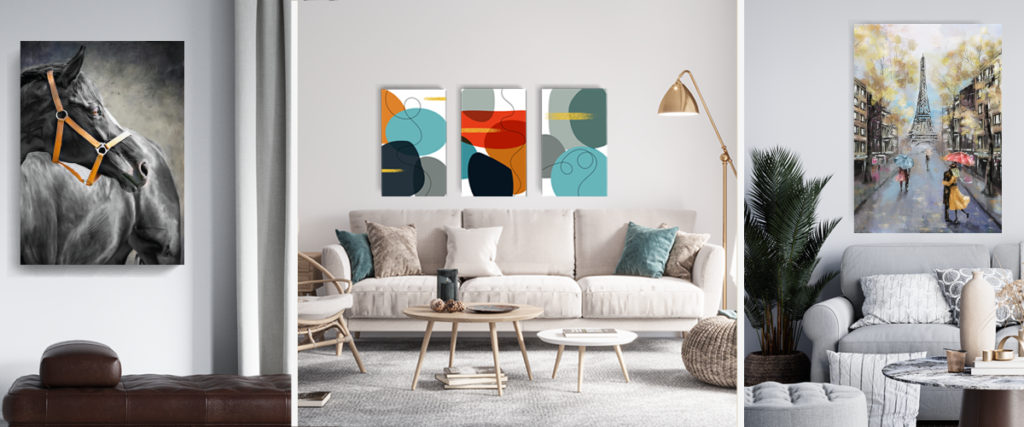 Arkanta Galeria de cuadros para paredes espacios intervenidos con cuadros decorativos, foto murales